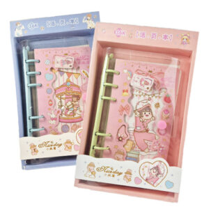 دفترچه و پلنر کلاسوری شفاف Anime Binder Planner Notebook
