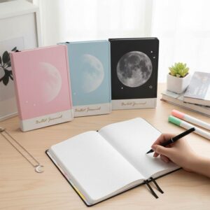 بولت ژورنال مدل ماه برند ایمان 120 برگ ( دفتر نقطه ای ) Bullet Journal